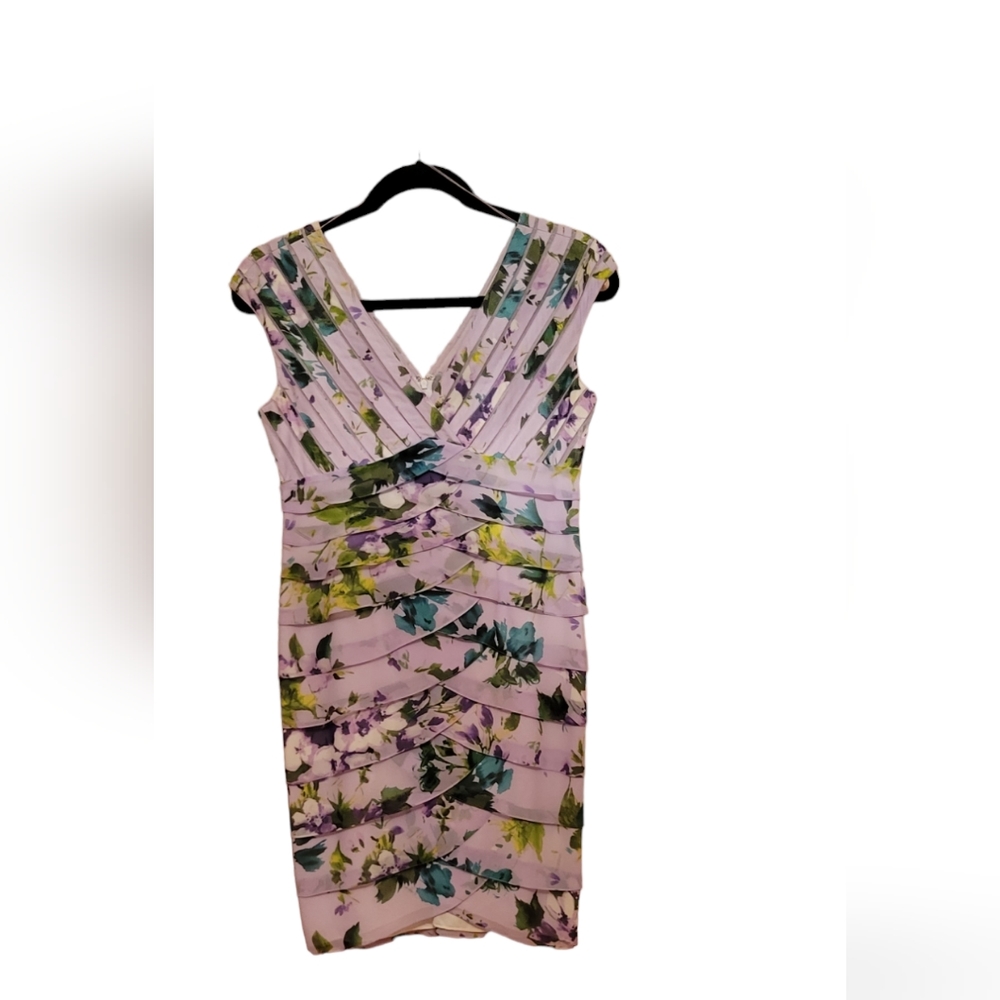Adrianna Papell size 14 shutter dress.